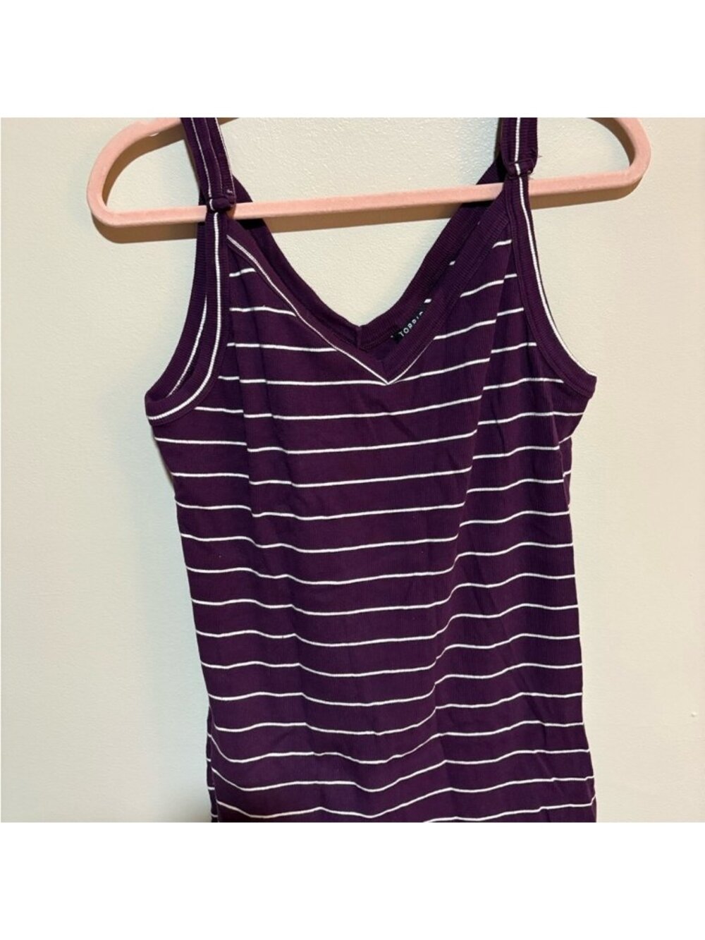 Purple and White Striped Camisole - Picture 3 of 3